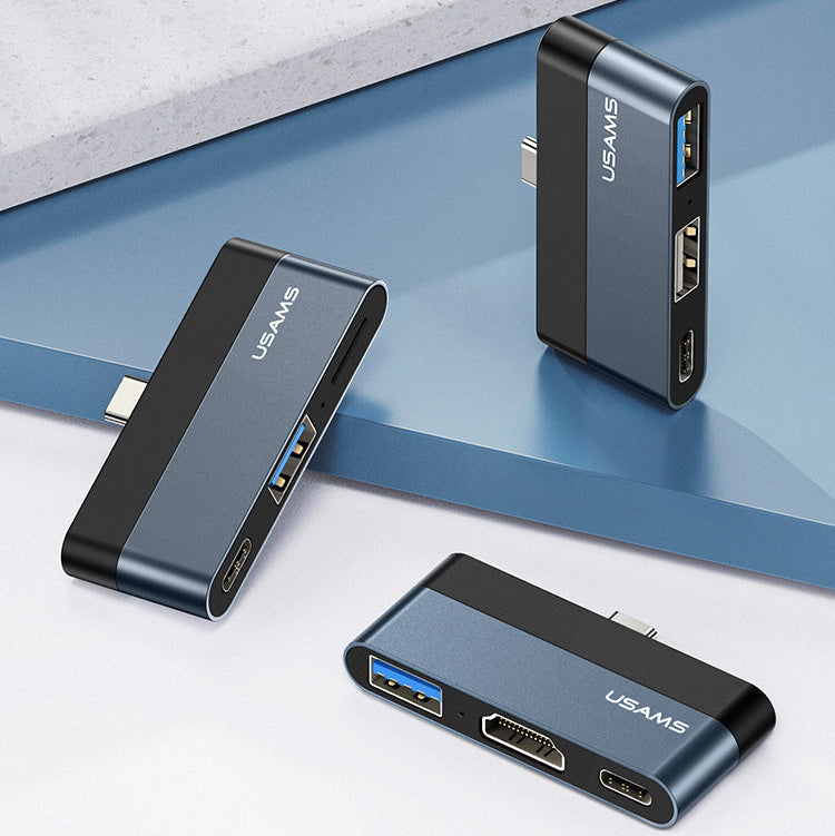 US-SJ491 Type-C Mini HUB (Type-C +USB+Micro SD)
