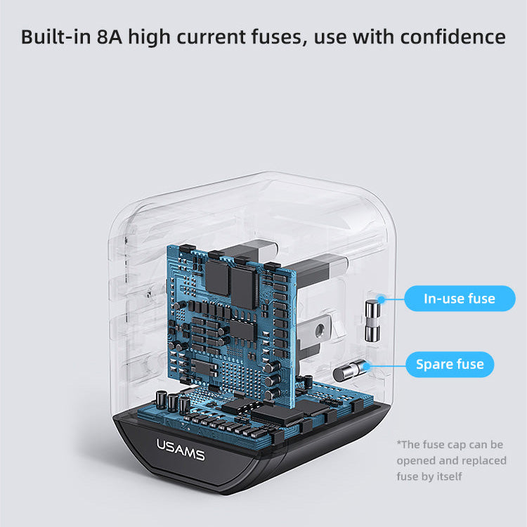 US-CC179 T59 20W Dual USB +Type-C Universal Travel Charger