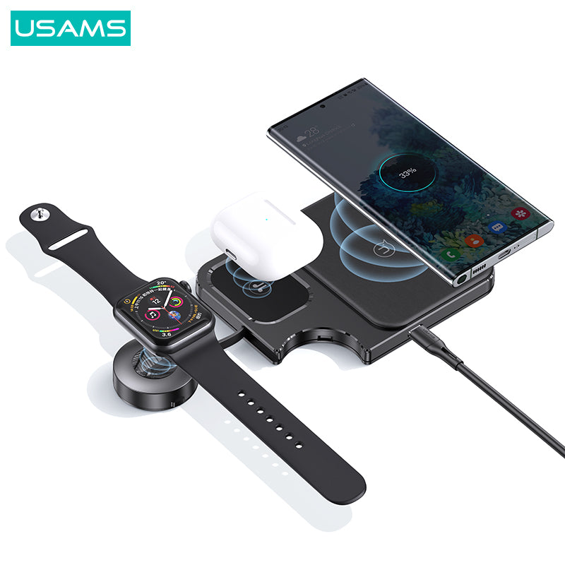 15W 3in1 Desktop Wireless Charger