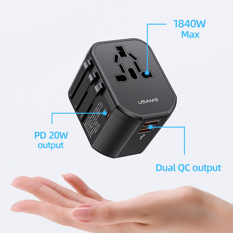 US-CC179 T59 20W Dual USB +Type-C Universal Travel Charger