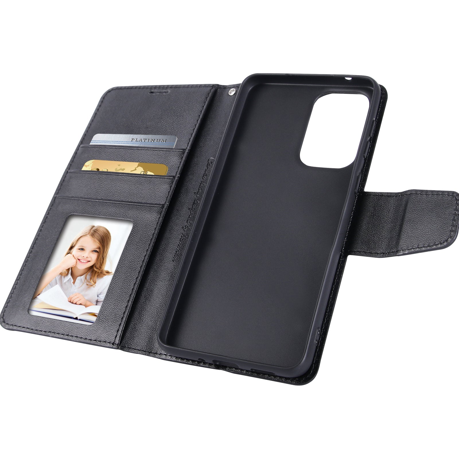 Samsung Mill A Series Flip Card Slot Holder Stand Wallet Case