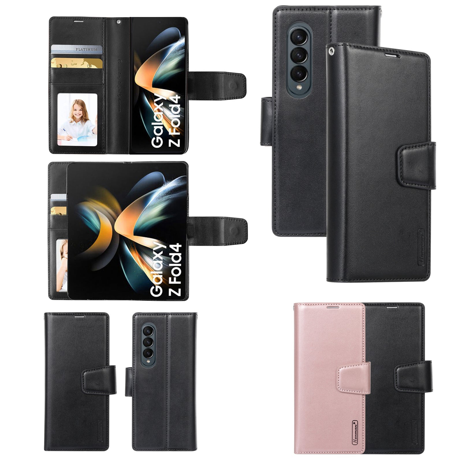 Samsung Mill Z Series Flip Card Slot Holder Stand Wallet Case