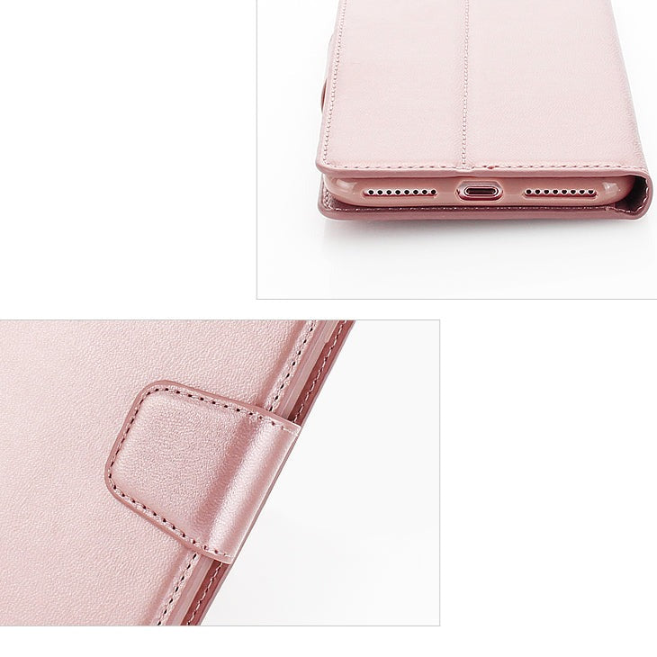 iPhone Mill Folio Flip Anti-Drop Phone Cover Wallet Case