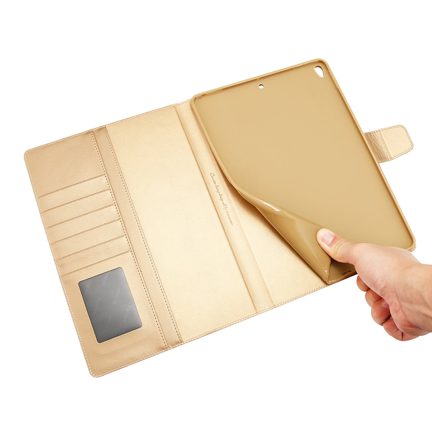 iPad Mill Folio Flip Leather Magnetic Tablet Case Cover Card Holder