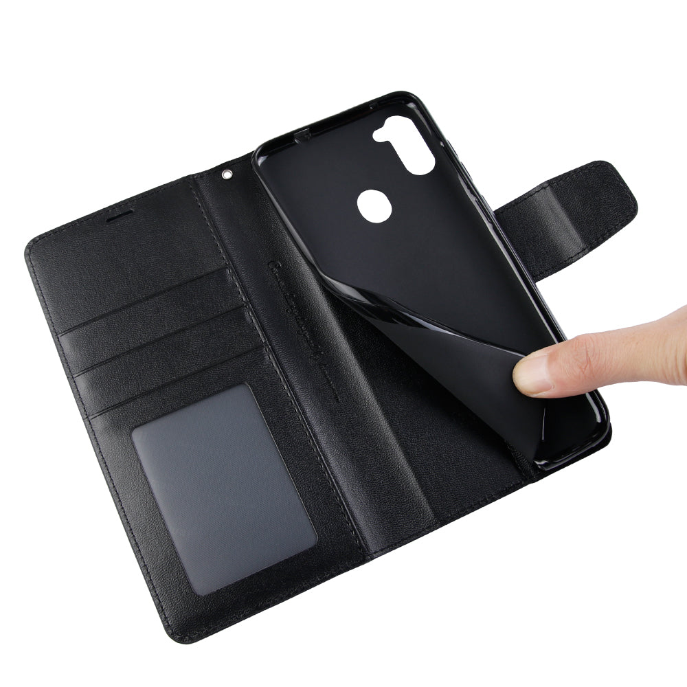 Samsung Mill A Series Flip Card Slot Holder Stand Wallet Case