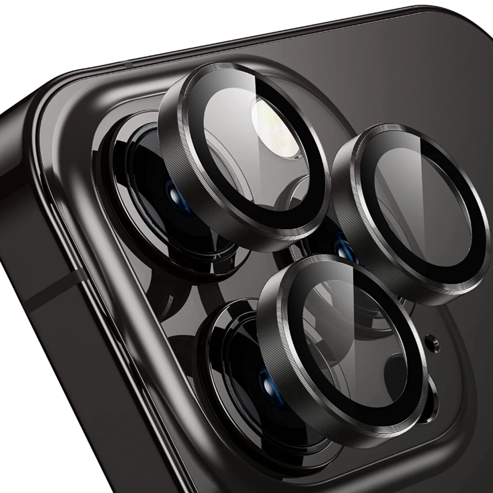 iPhone Camera HD Lens Protector Tempered Metal Glass Screen Cover Film