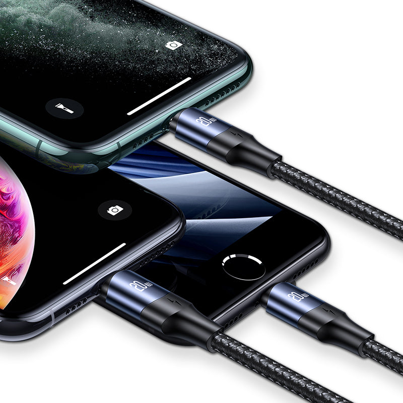 Type-C to Lightning 20W PD Fast Charging & Data Cable 1.2m