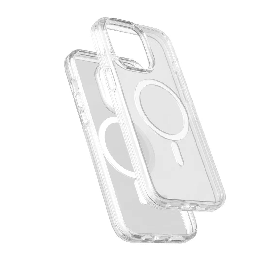 SPK Shockproof Transparent Magsafe Case Cover For iPhone/Samsung
