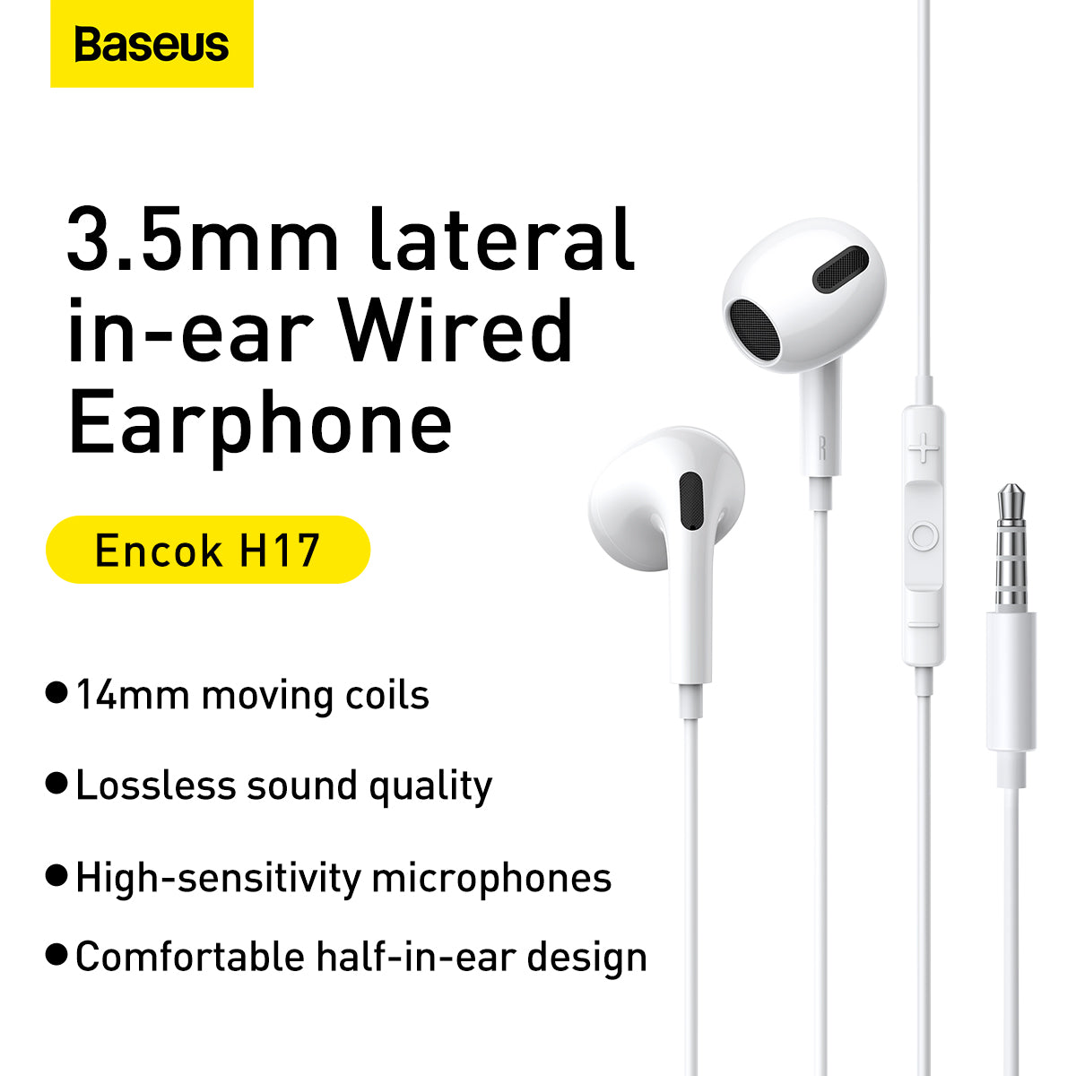 3.5mm lateral in-ear Wired Earphone