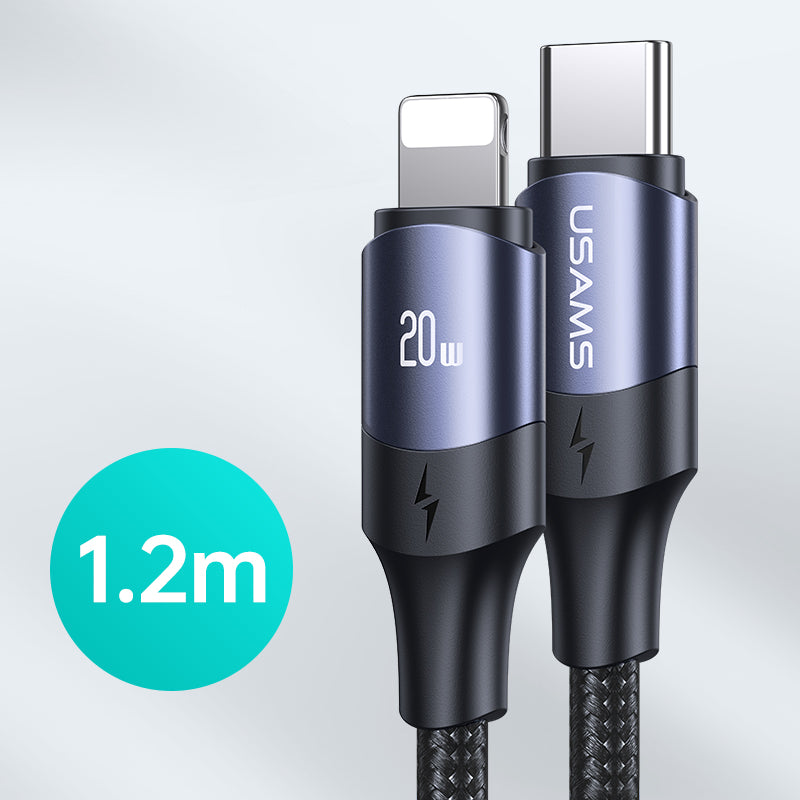 Type-C to Lightning 20W PD Fast Charging & Data Cable 1.2m