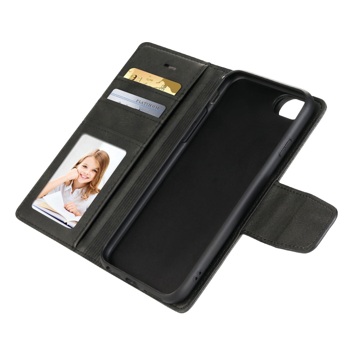 iPhone Miro Detachable Wallet Flip Magnetic Case 2 in 1 holder