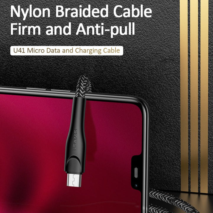 Micro Braided Data and Charging Cable 1m