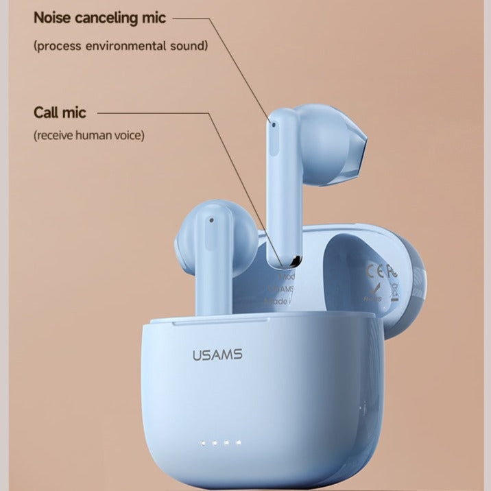Dual-mic ENC Earbuds Bluetooth Earphones