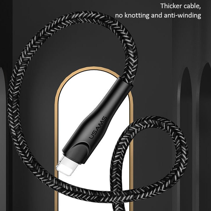 Lightning Braided Data and Charging Cable 1m/2m