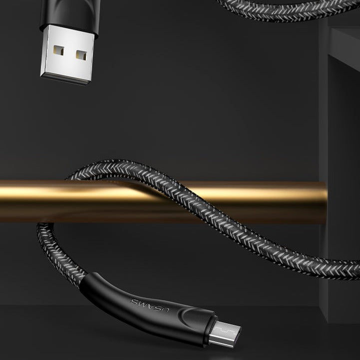 Micro Braided Data and Charging Cable 1m