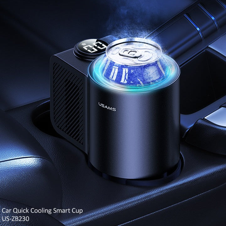 Car Quick Cooling Smart Cup (Both for Car/Home Use)