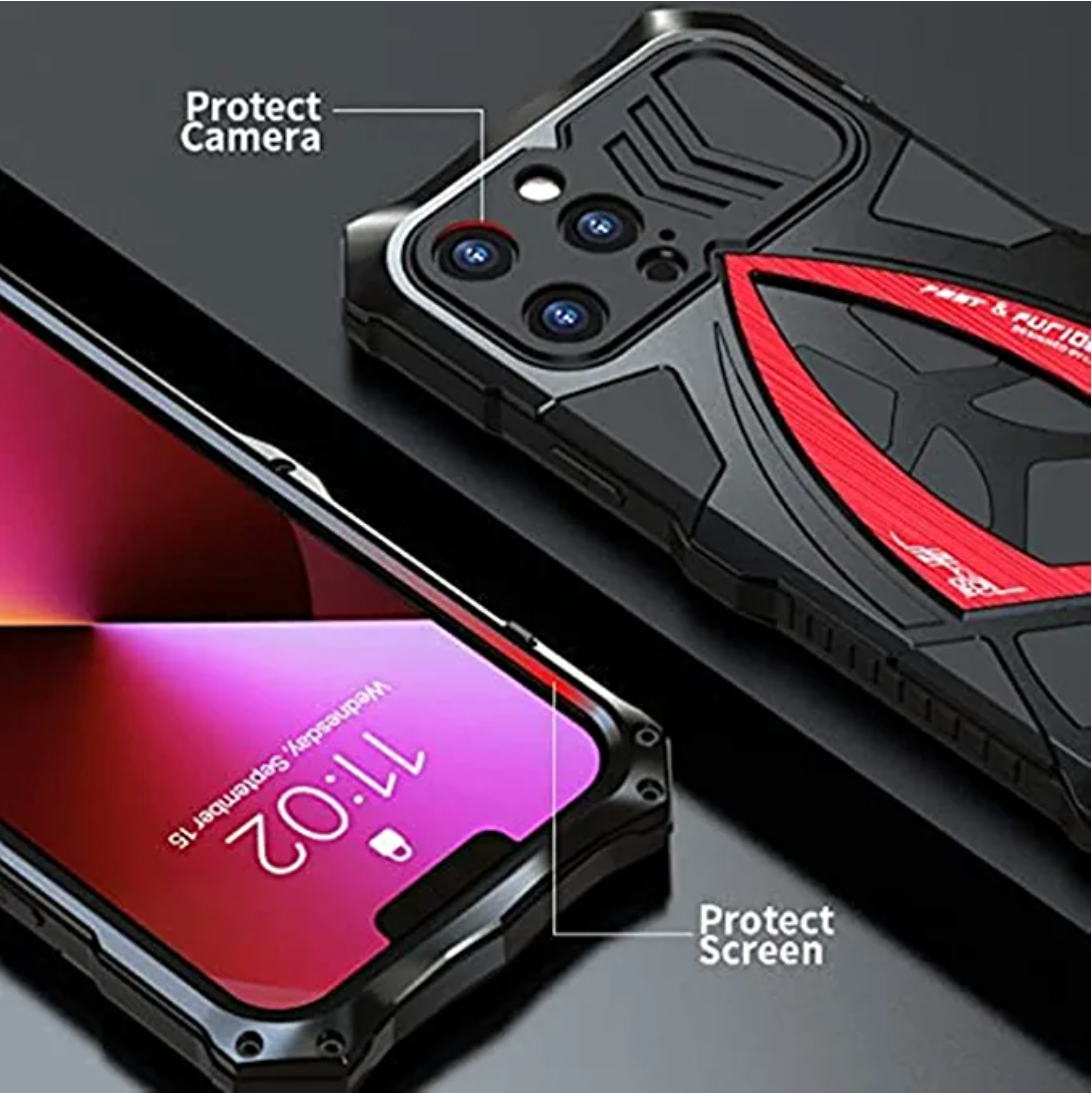 iPhone Military Grade Screen Protector 360° Shock-Resistant Phone Case