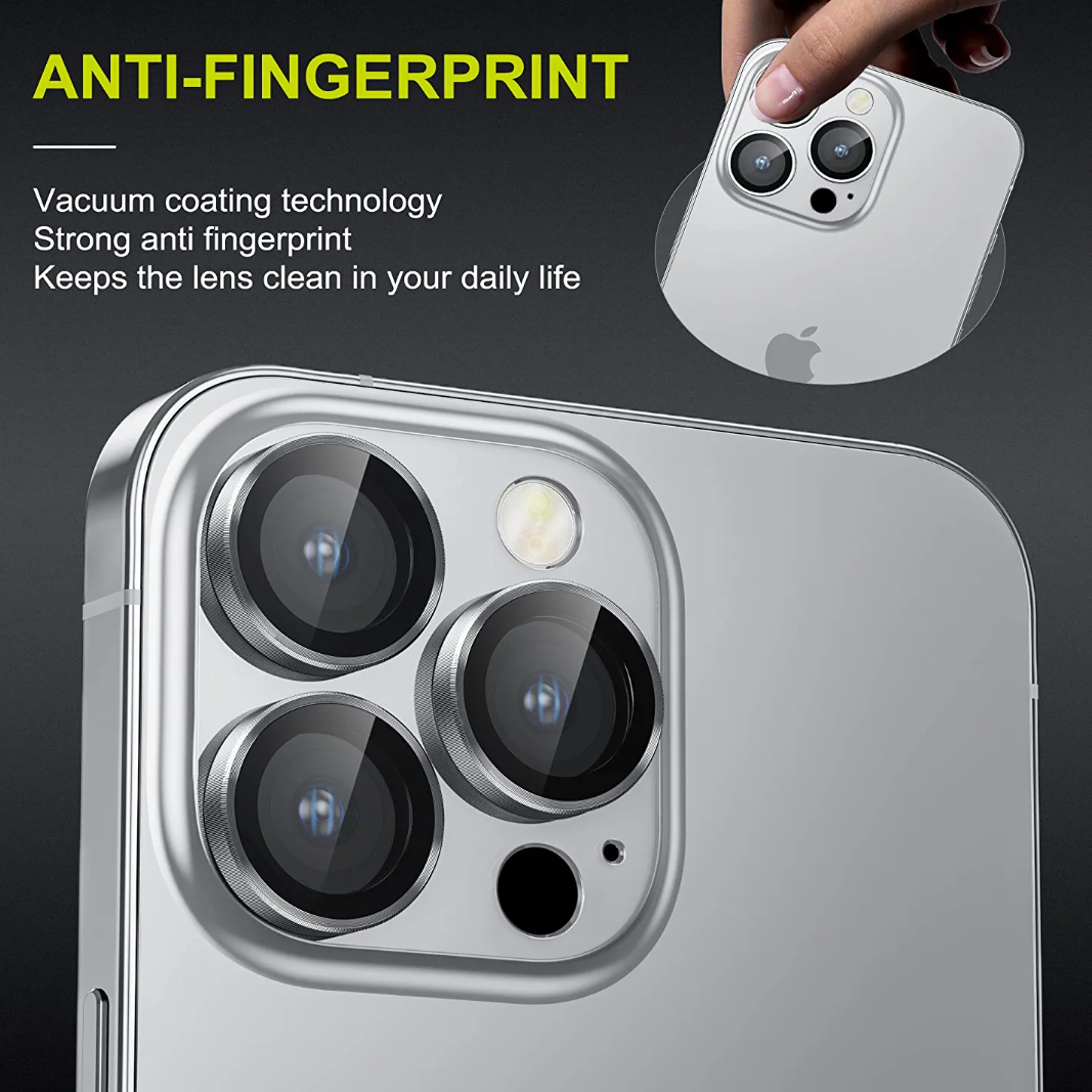 iPhone Camera HD Lens Protector Tempered Metal Glass Screen Cover Film