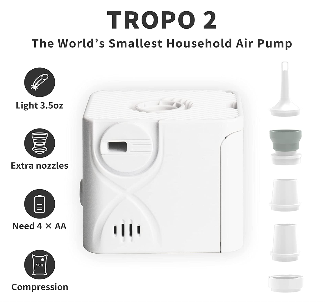 Tropo 2 Portable Air Pump Quick Inflator Deflator