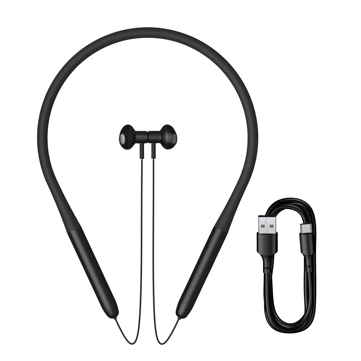 Half In-ear Neckband Wireless Earphones